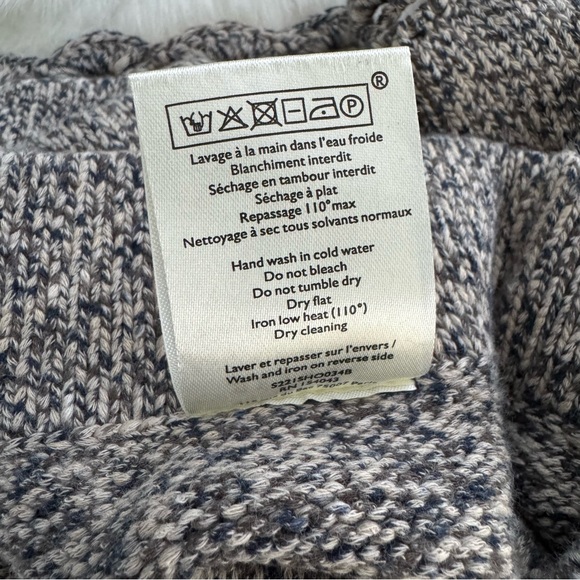 Sezane Alessio Shorts in Ecru/Blue - Picture 9 of 9